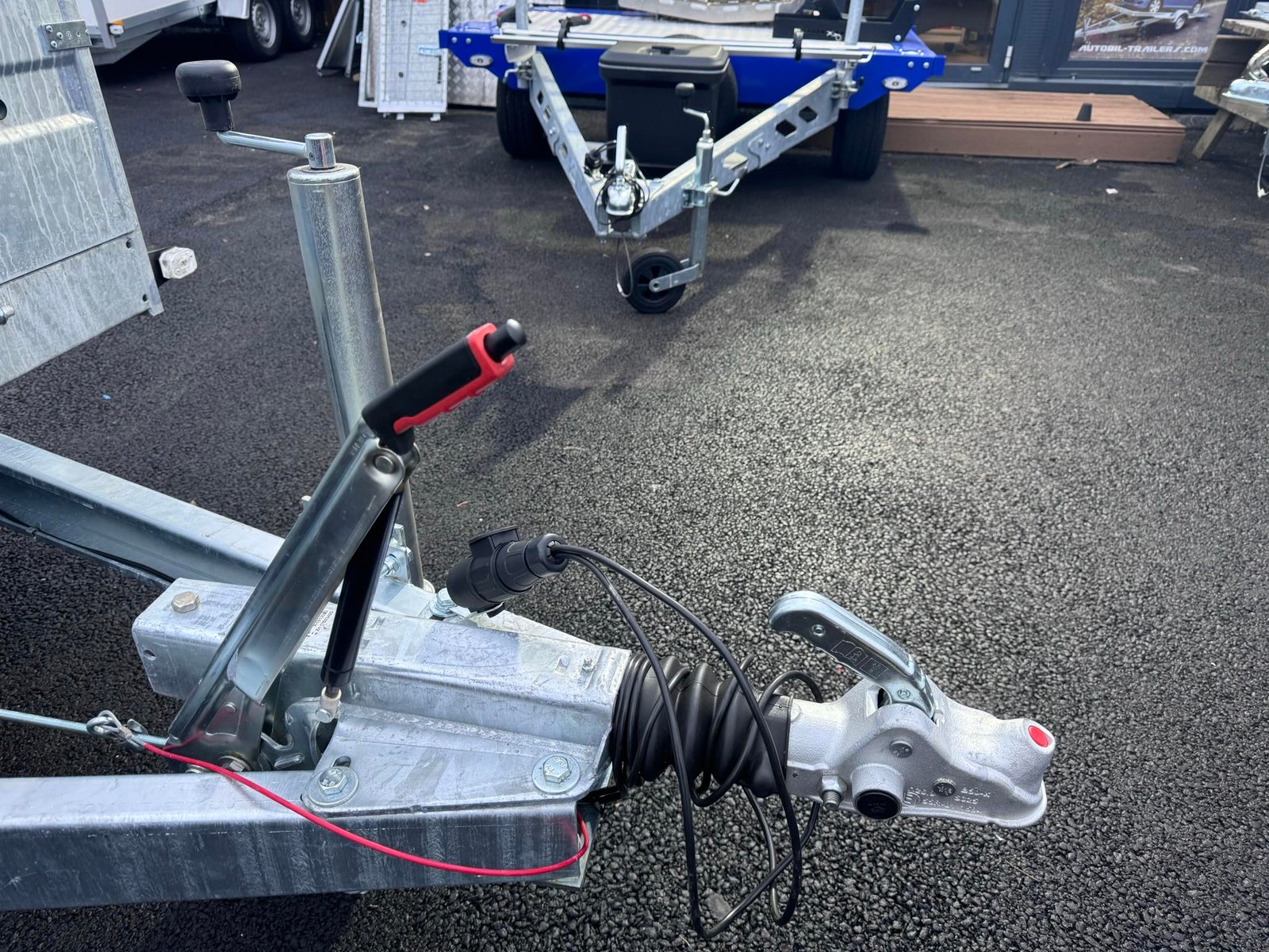 B300 TWIN AXLE MASTER NIEWIADOW WITH 40CM MESH AND RAMPS 2700KG - Image 3