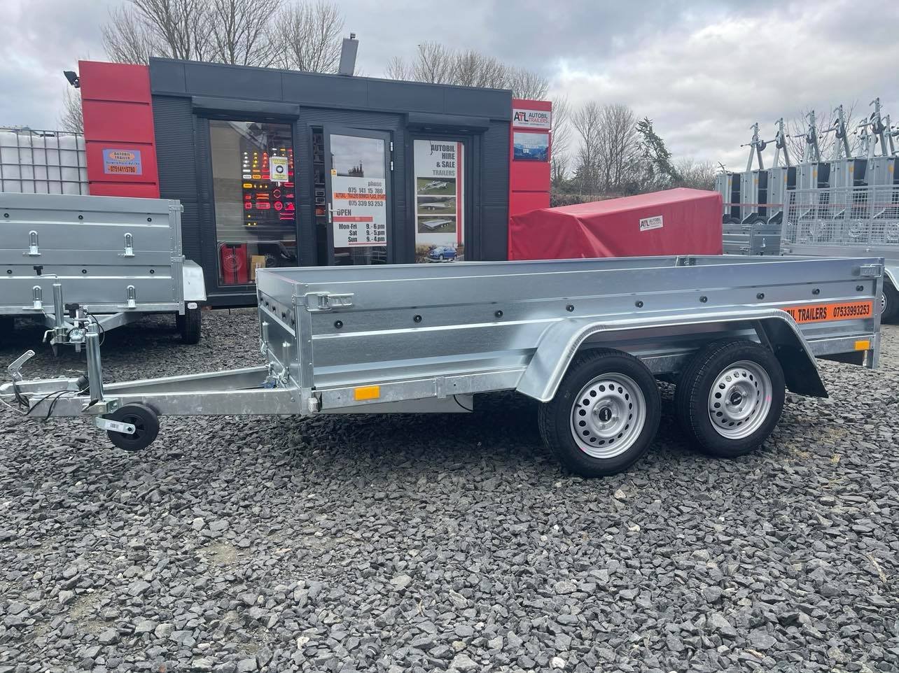 B300 LIGHT TWIN AXLE BORO TRAILER FLAT 750KG