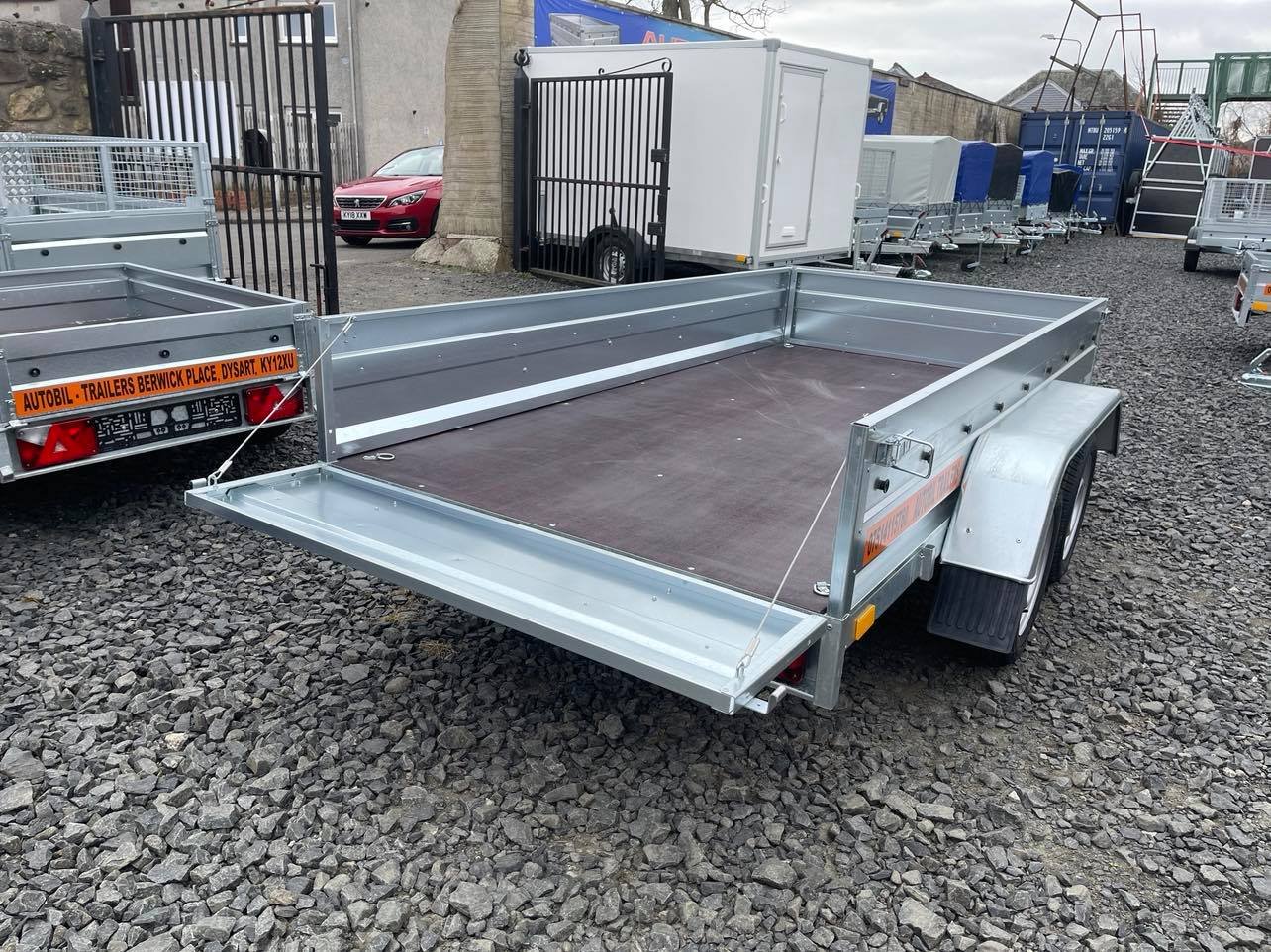 B300 LIGHT TWIN AXLE BORO TRAILER FLAT 750KG - Image 5