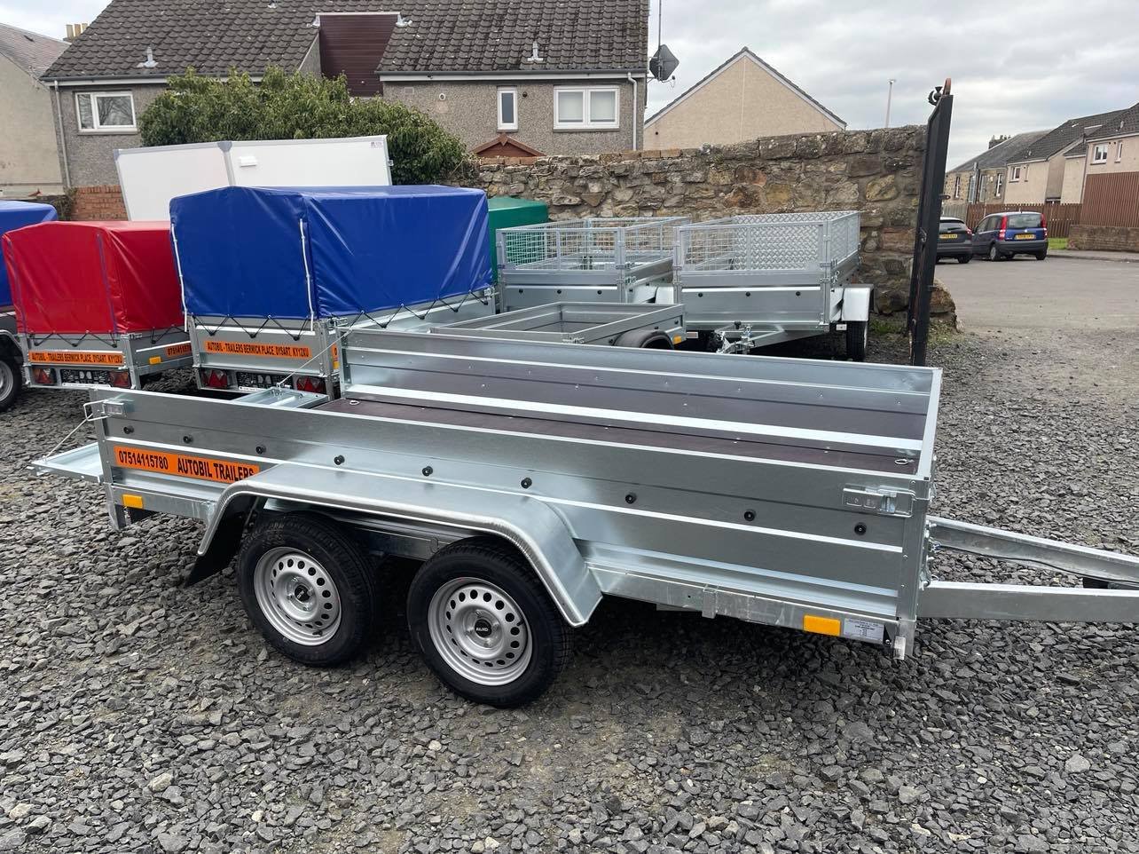 B300 LIGHT TWIN AXLE BORO TRAILER FLAT 750KG - Image 6
