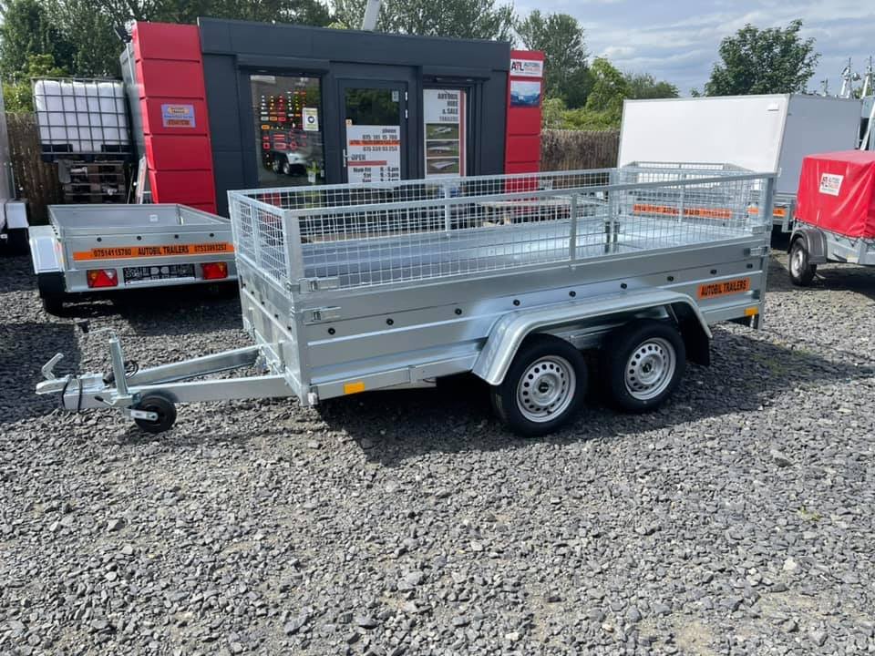 B300 LIGHT TWIN AXLE BORO TRAILER WITH 40CM MESH 750KG - Image 8