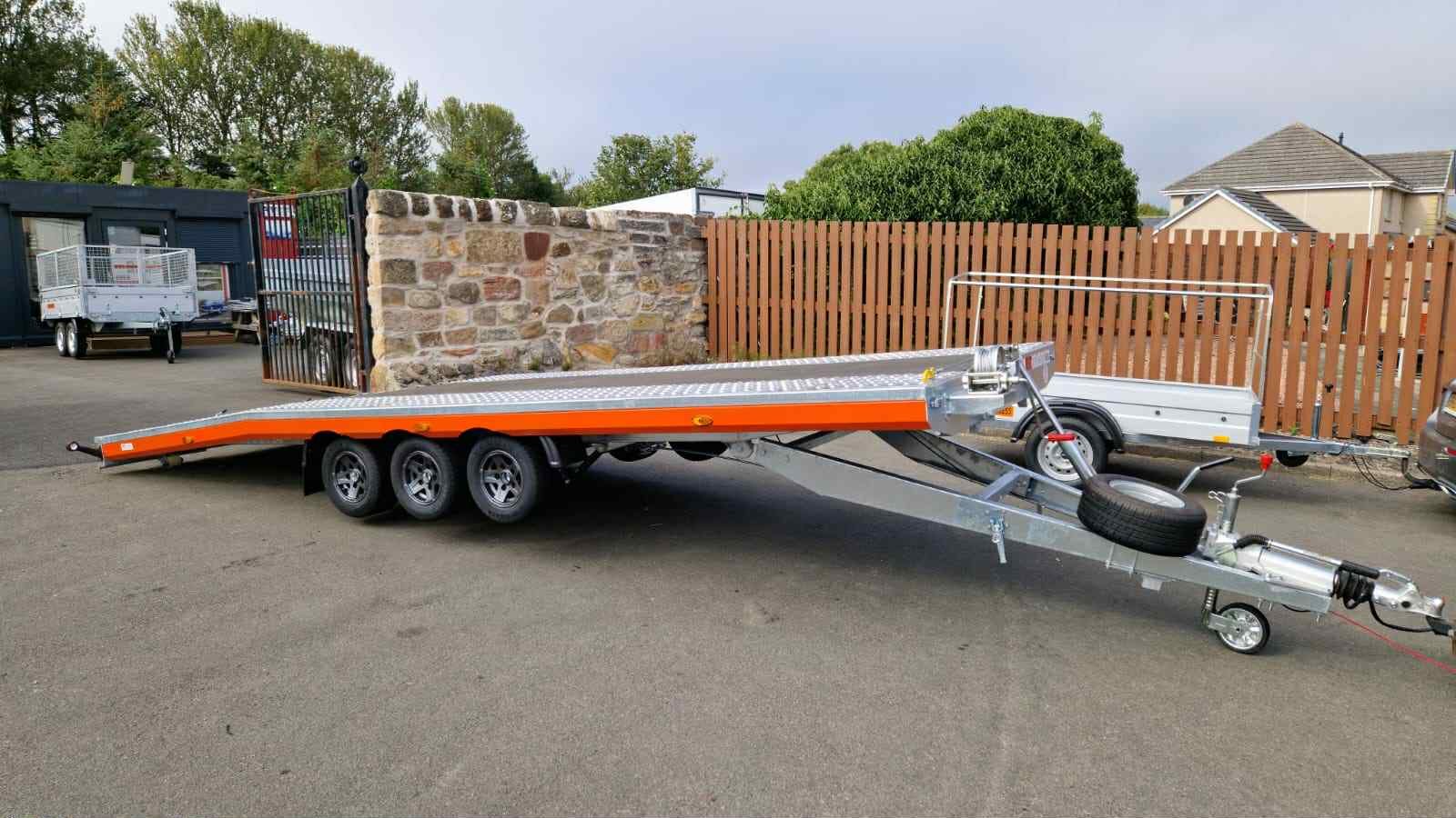 BRAND NEW 5.5M x 2.1M TRI AXLE NIEWIADÓW JUPITER TILT BED CAR TRANSPORTER – 3500KG - Image 9