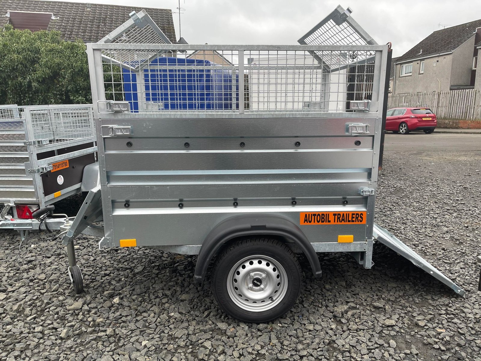 B162 DOUBLE BOARDSIDE TRAILER WITH 40CM MESH - Image 2