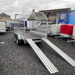 B300 DOUBLE AXLE MASTER BORO WITH 80CM MESH AND 250CM RAMPS 2700kg