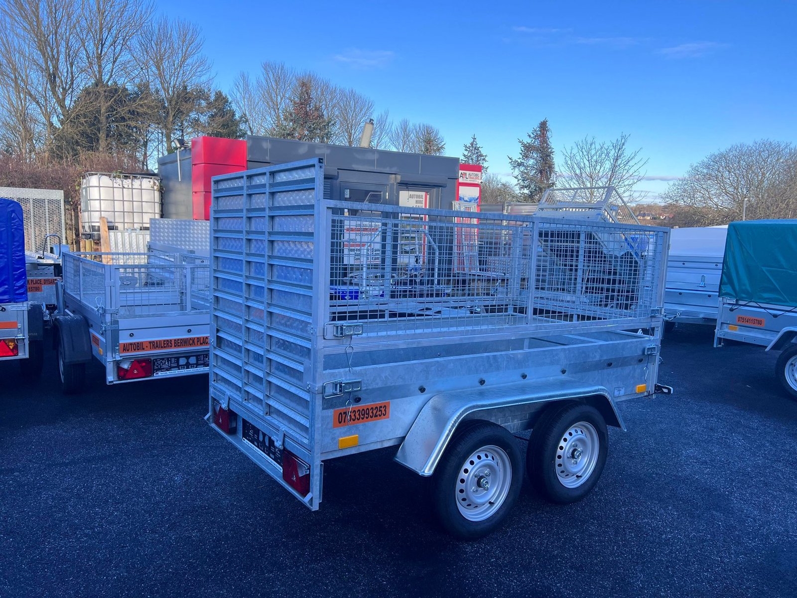 BC1325 TWIN AXLE MASTER NIEWIADOW TRAILER WITH 60CM MESH AND RAMP 1300KG - Image 8
