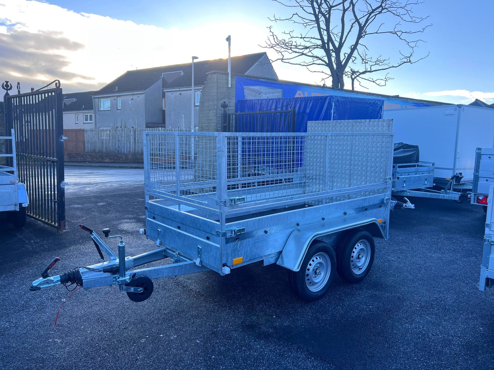 BC1325 TWIN AXLE MASTER NIEWIADOW TRAILER WITH 60CM MESH AND RAMP 1300KG - Image 3
