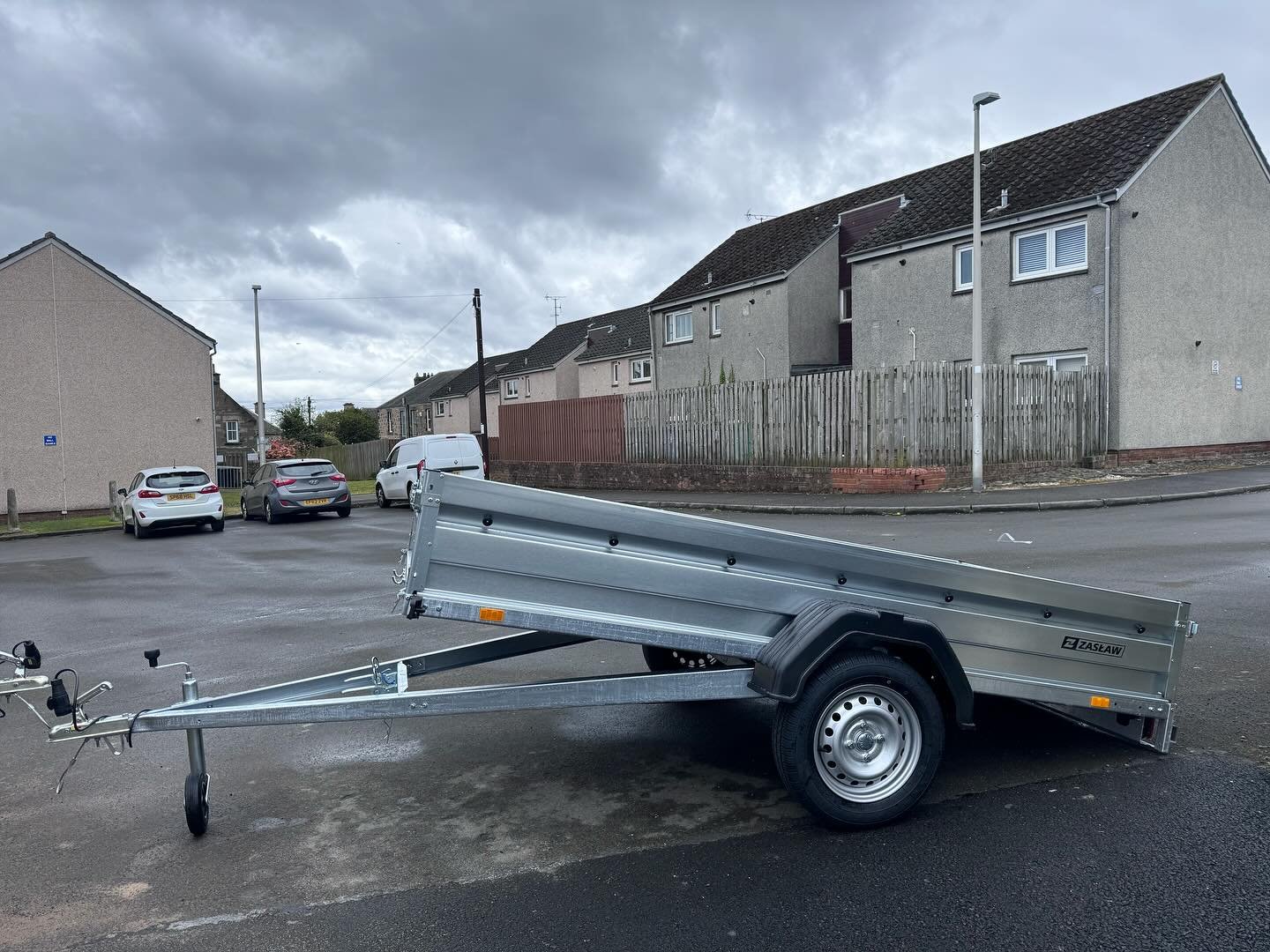 Zaslaw 265su (8,7ftx4,3ft) single axle tipping trailer - Image 5