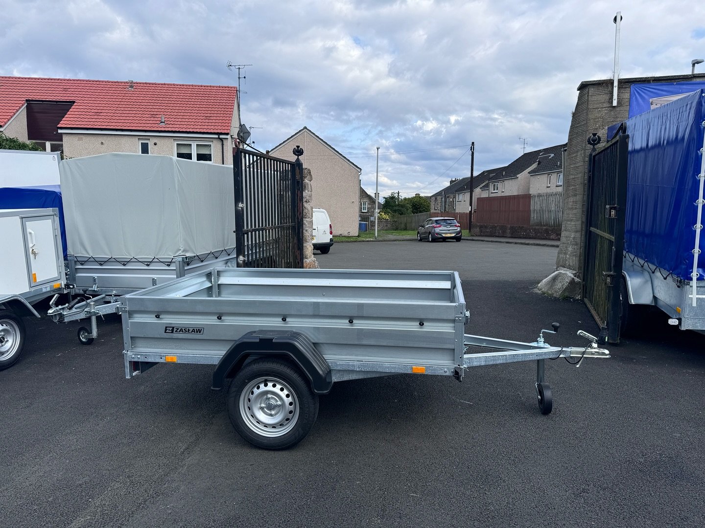 Zaslaw 205su (7ft x 4ft) single axle tipping trailer