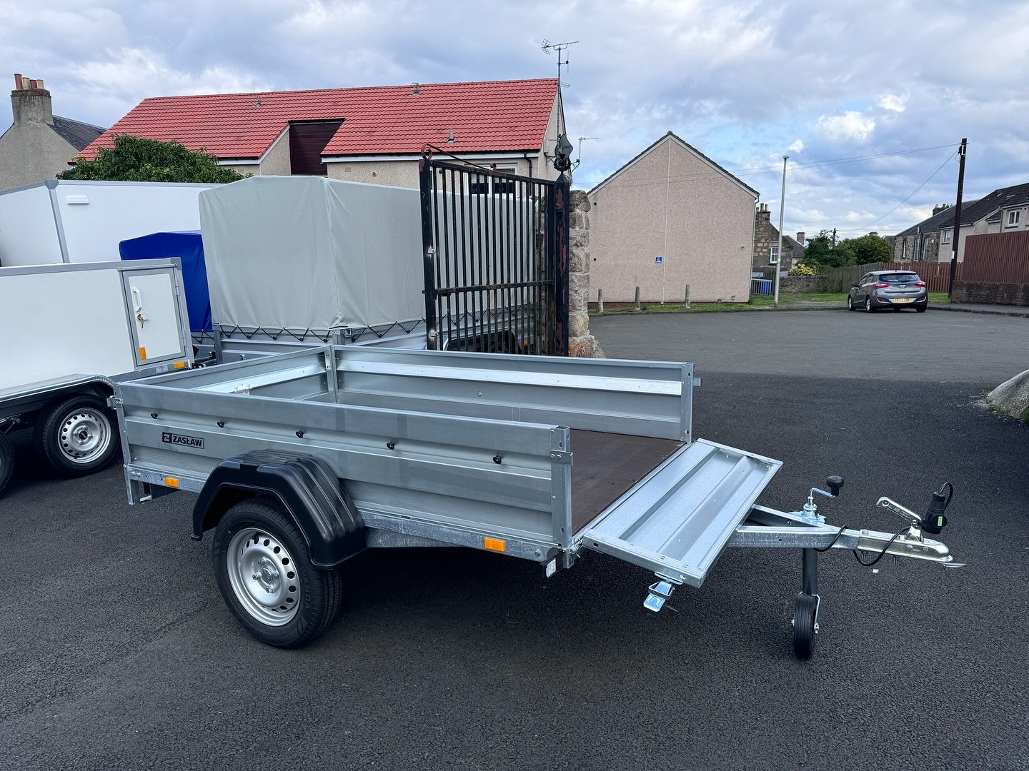 Zaslaw 205su (7ft x 4ft) single axle tipping trailer - Image 2