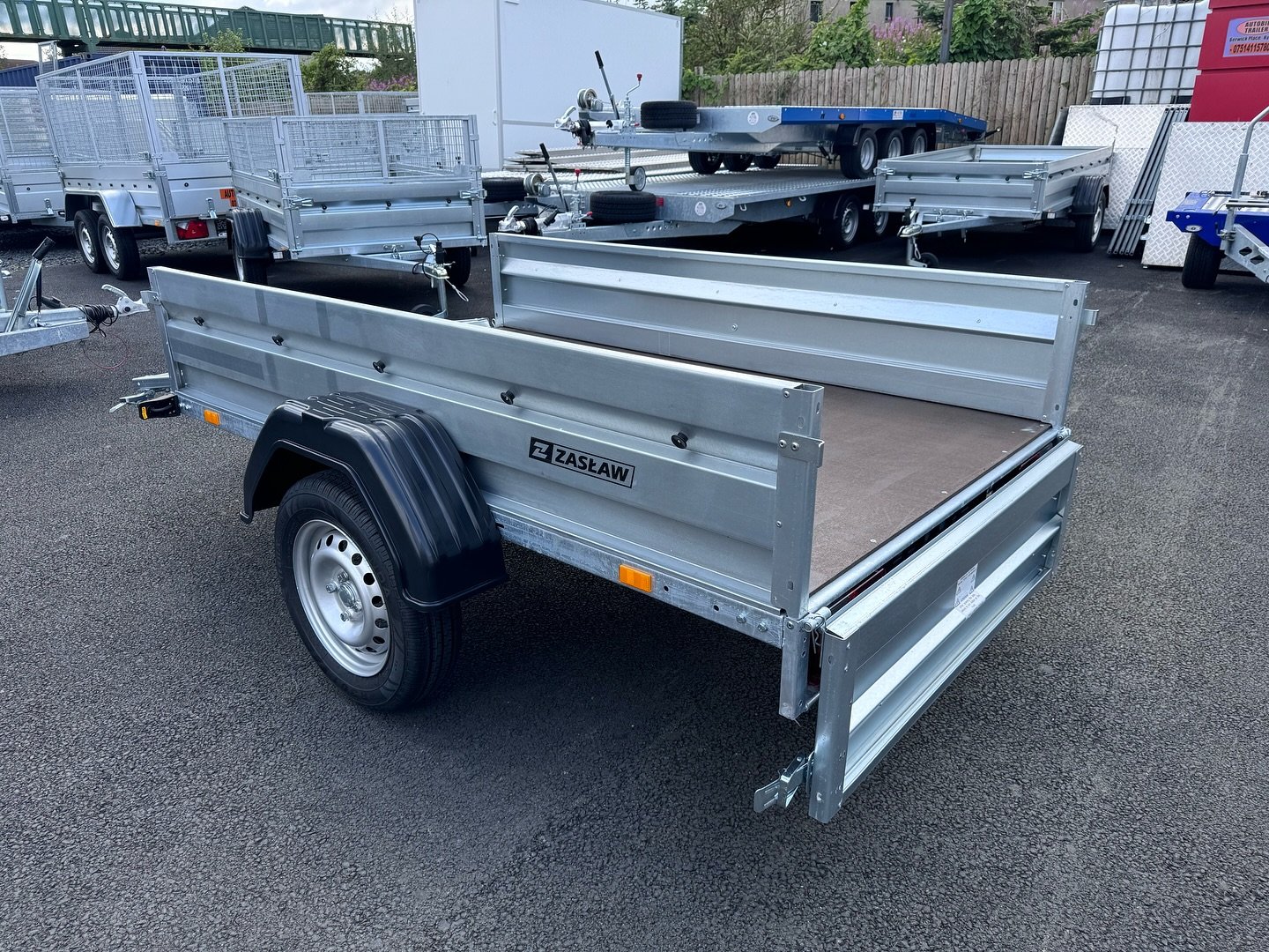 Zaslaw 205su (7ft x 4ft) single axle tipping trailer - Image 5