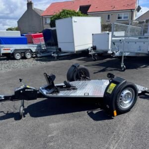 Lorries Single Motorbike Foldable Tiltbed Trailer 750KG