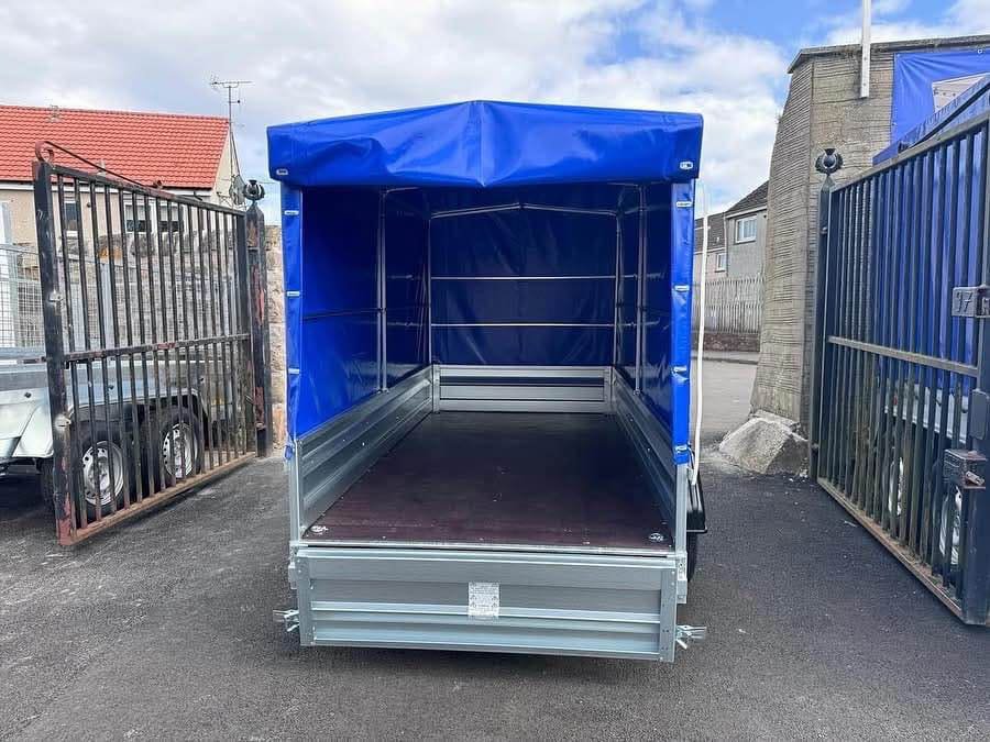 ZASLAW 265T 8,7FT x 4,2FT TWIN AXLE TRAILER WITH FRAME AND COVER - Image 4