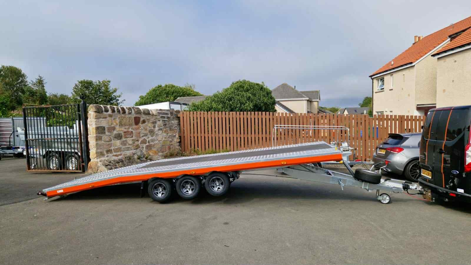 BRAND NEW 5.5M x 2.1M TRI AXLE NIEWIADÓW JUPITER TILT BED CAR TRANSPORTER – 3500KG - Image 12