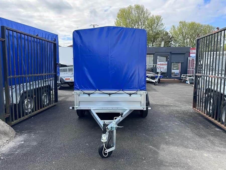 ZASLAW 265T 8,7FT x 4,2FT TWIN AXLE TRAILER WITH FRAME AND COVER - Image 5