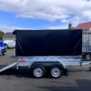B265 TWIN AXLE TRAILER WITH FRAME COVER AND RAMP