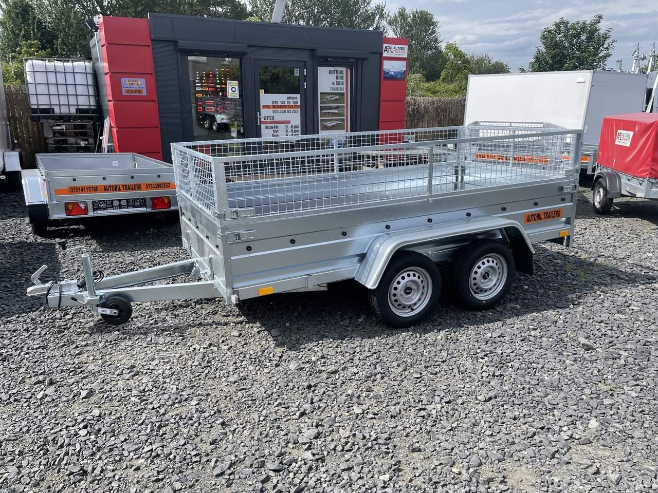 B300 LIGHT TWIN AXLE BORO TRAILER WITH 40CM MESH 750KG - Image 9