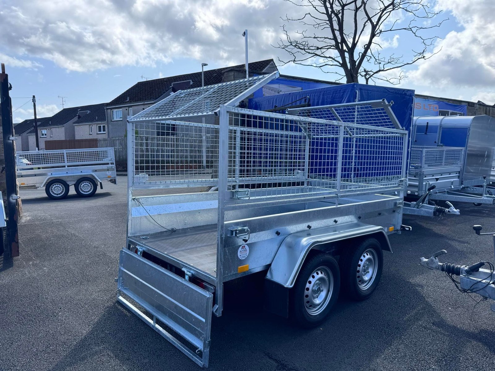 BC1325 TWIN AXLE MASTER NIEWIADOW TRAILER WITH 80CM MESH 1300KG BRAKED - Image 3