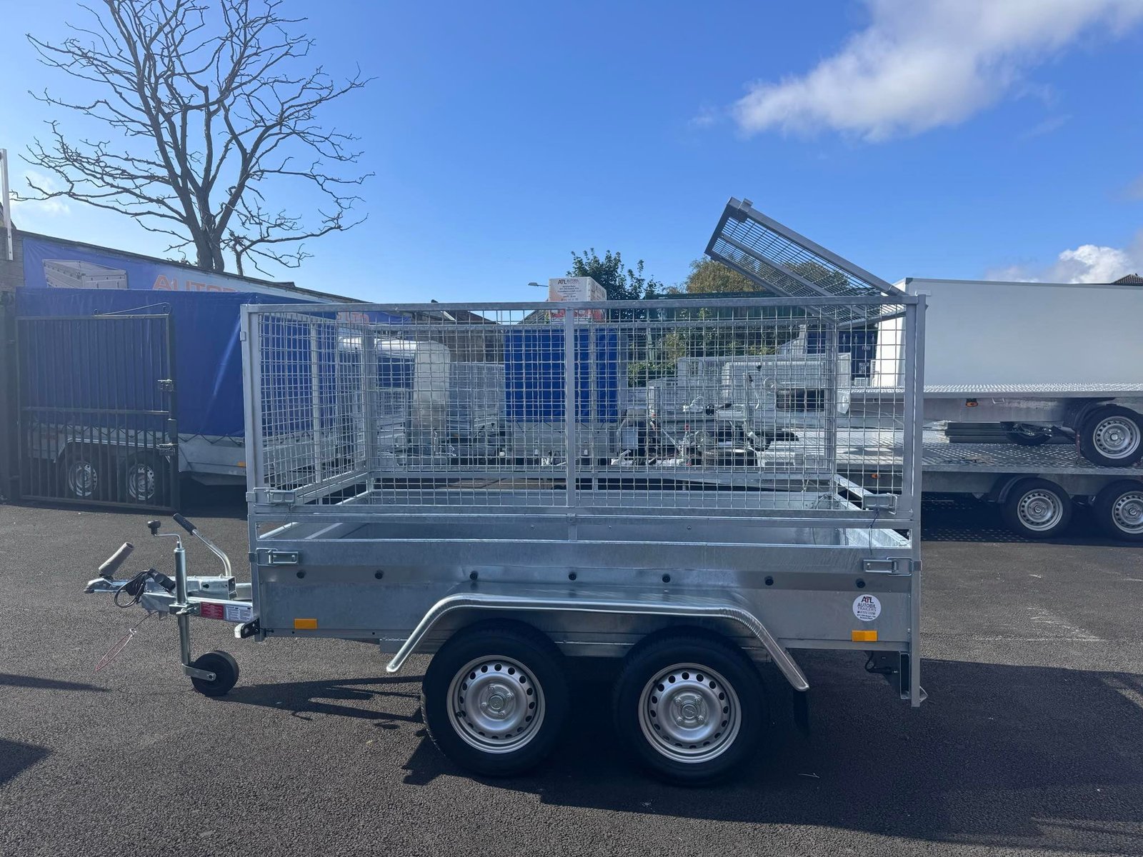 BC1325 TWIN AXLE MASTER NIEWIADOW TRAILER WITH 80CM MESH 1300KG BRAKED - Image 6