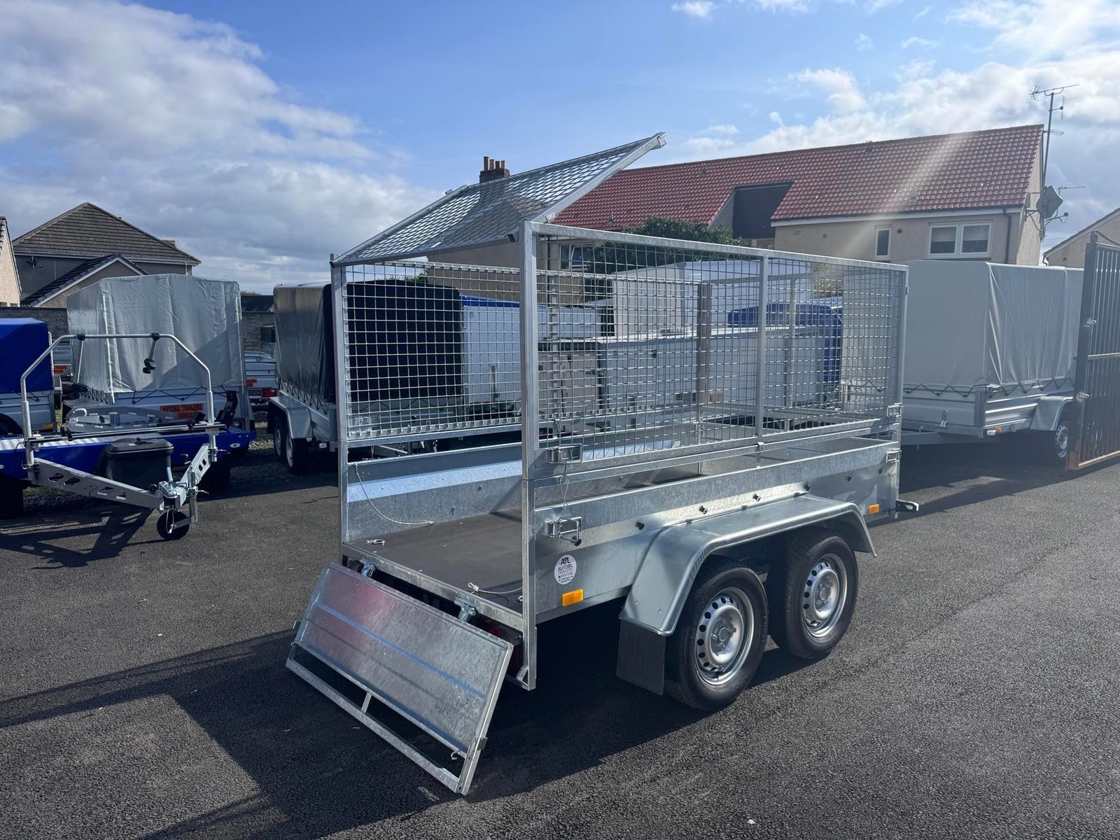 BC1325 TWIN AXLE MASTER NIEWIADOW TRAILER WITH 80CM MESH 1300KG BRAKED - Image 5