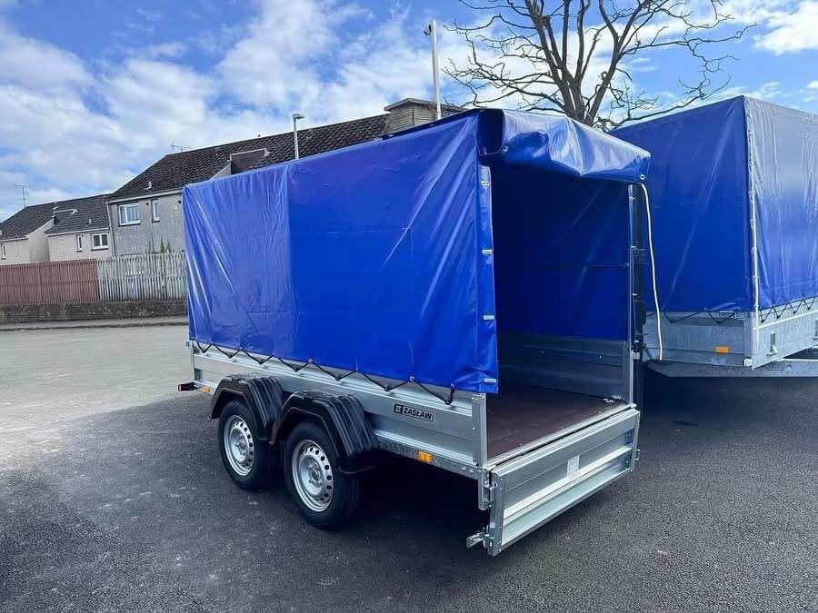 ZASLAW 265T 8,7FT x 4,2FT TWIN AXLE TRAILER WITH FRAME AND COVER - Image 6