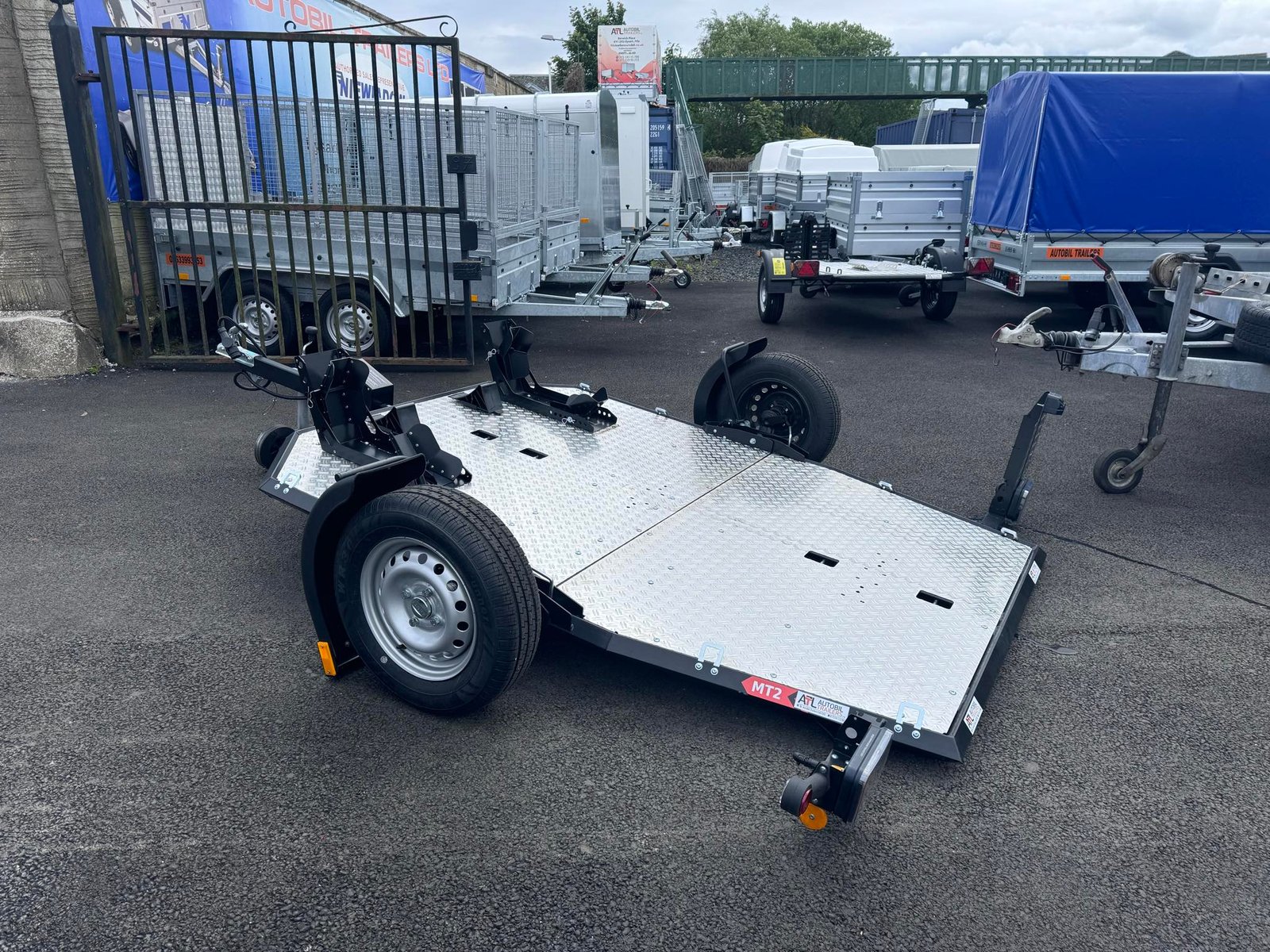 Lorries new motorcycle trailer two bike trailer folding 750kg