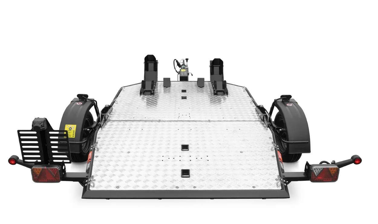 Lorries new motorcycle trailer two bike trailer folding 750kg - Image 17