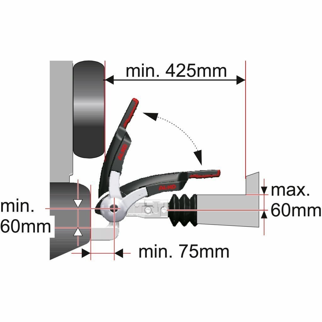 AL-KO AKS3004 CARAVAN TRAILER STABILISER 3000KG - Image 6