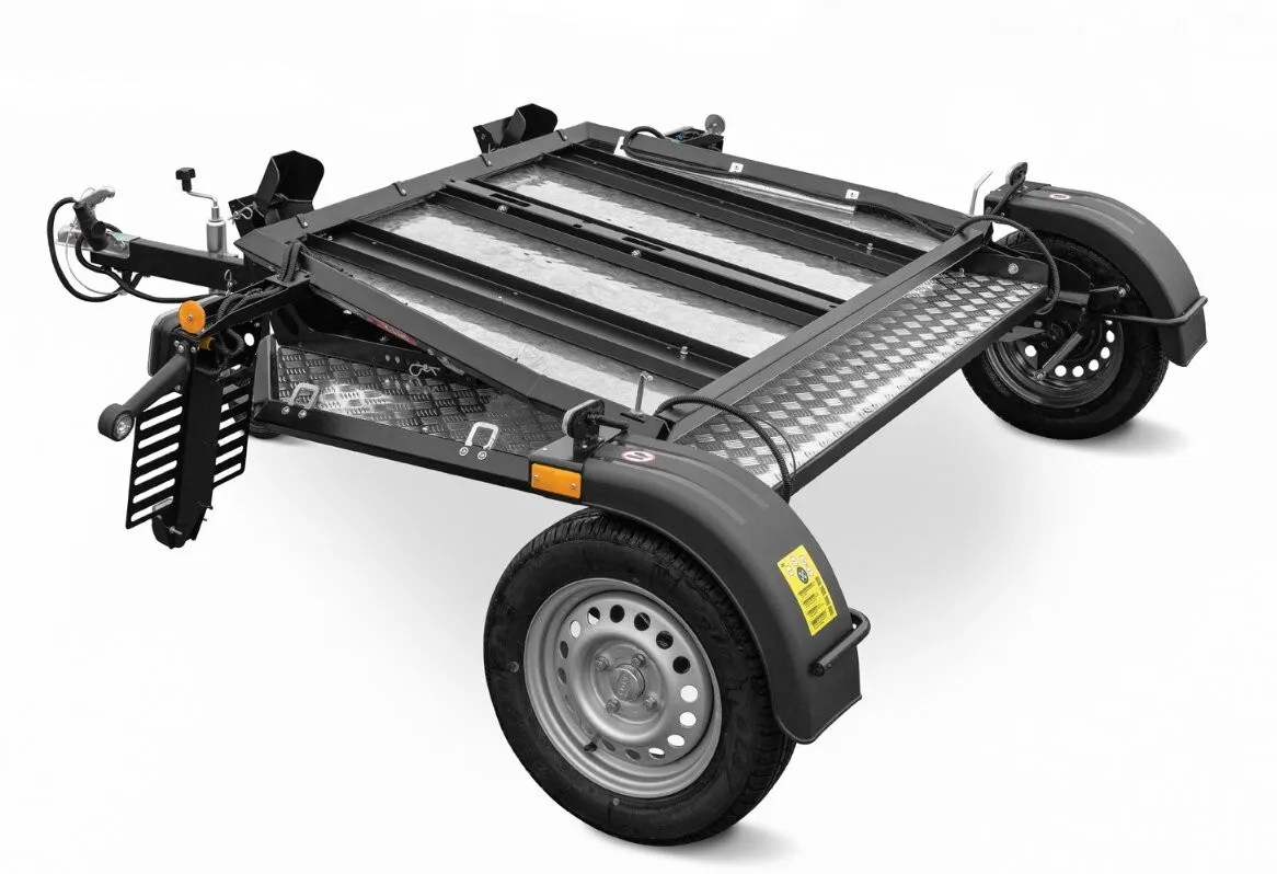 Lorries new motorcycle trailer two bike trailer folding 750kg - Image 22