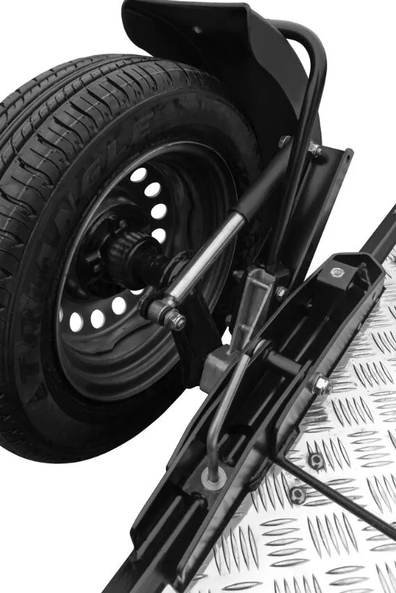 Lorries new motorcycle trailer two bike trailer folding 750kg - Image 24